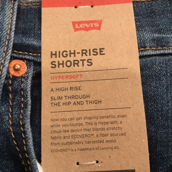 Levi’s  women’s high rise jean shorts Chelsea - Picture 5 of 10